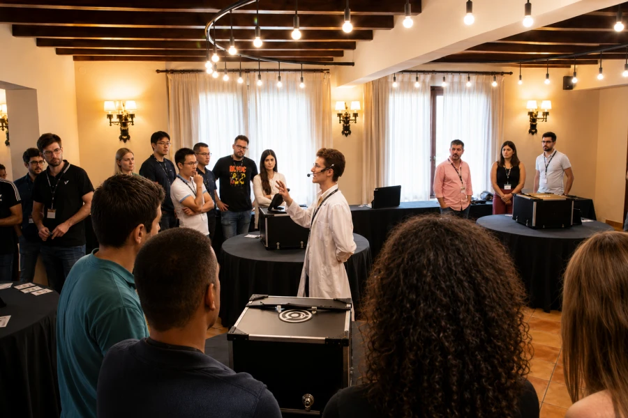 Equipo disfrutando del team building Projekt C